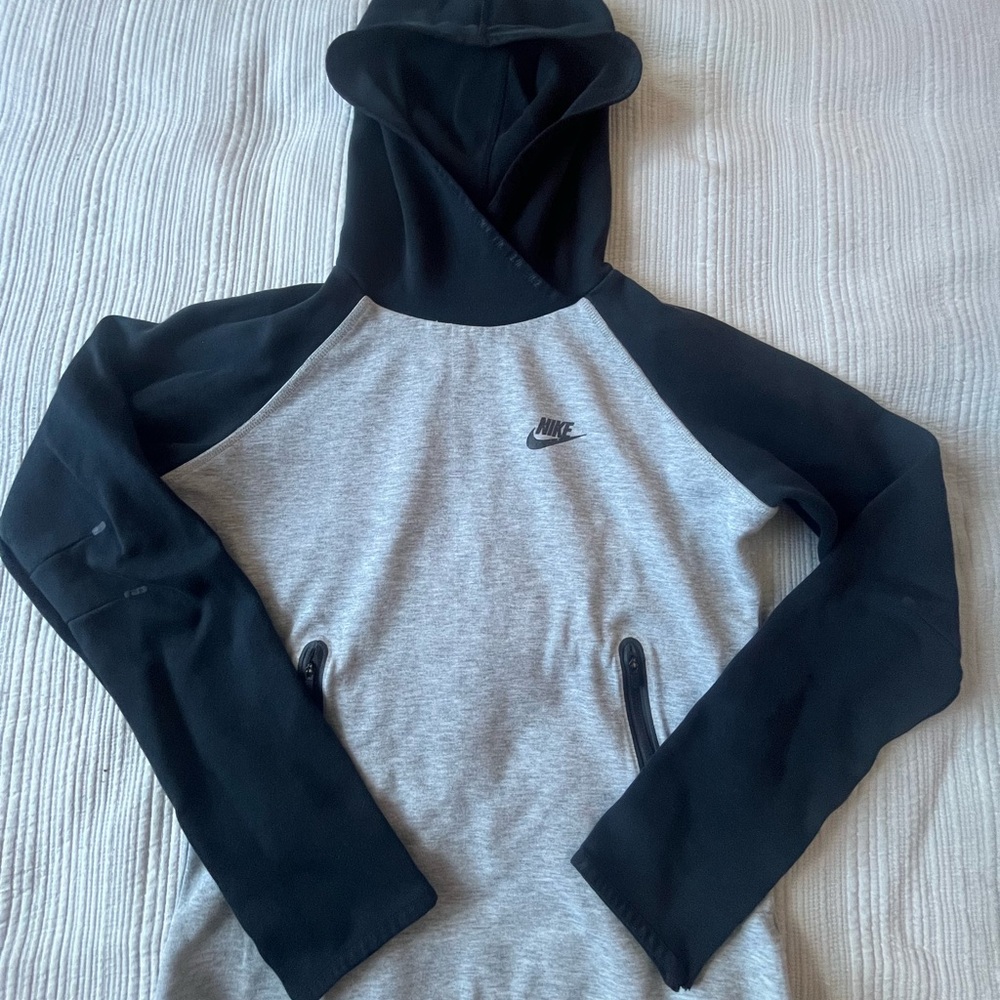 Nike Red and Gray Tag Hoodie